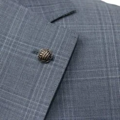 Light Blue Check Esprit Modern Fit Super 110s Wool Suit - Jack Victor 10 Light Blue Check Esprit Modern Fit Super 110s Wool Suit - Jack Victor -ETON Store JACK VICTOR ESPRIT 3241409 6