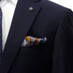 Solid Navy Esprit Modern Fit Super 110s Wool Suit - Jack Victor 9 Solid Navy Esprit Modern Fit Super 110s Wool Suit - Jack Victor -ETON Store JACK VICTOR ESPRIT 3241422 5