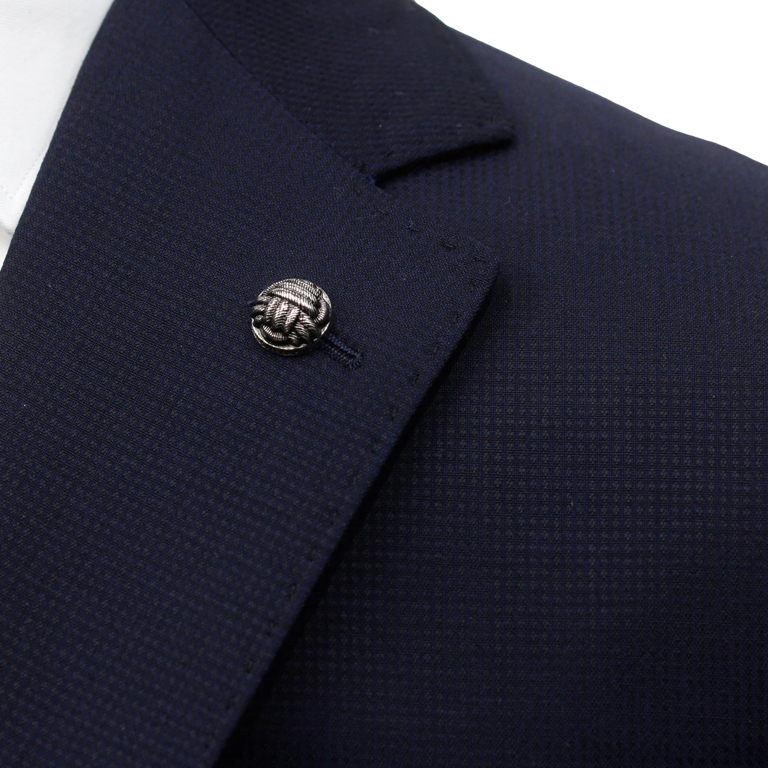 Solid Navy Esprit Modern Fit Super 110s Wool Suit - Jack Victor 6 Solid Navy Esprit Modern Fit Super 110s Wool Suit - Jack Victor - Image 4