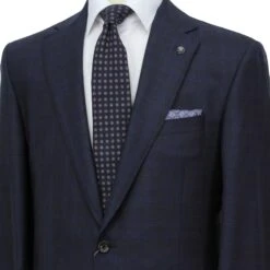 Blue Check Loro Piana Super 200's Wool Essence Modern Fit Suit - Jack Victor 1913 12 Blue Check Loro Piana Super 200's Wool Essence Modern Fit Suit - Jack Victor 1913 -ETON Store JACK VICTOR ESSENCE ANNCT10 4 195df10e d190 4c51 aaa0 007feccc3858