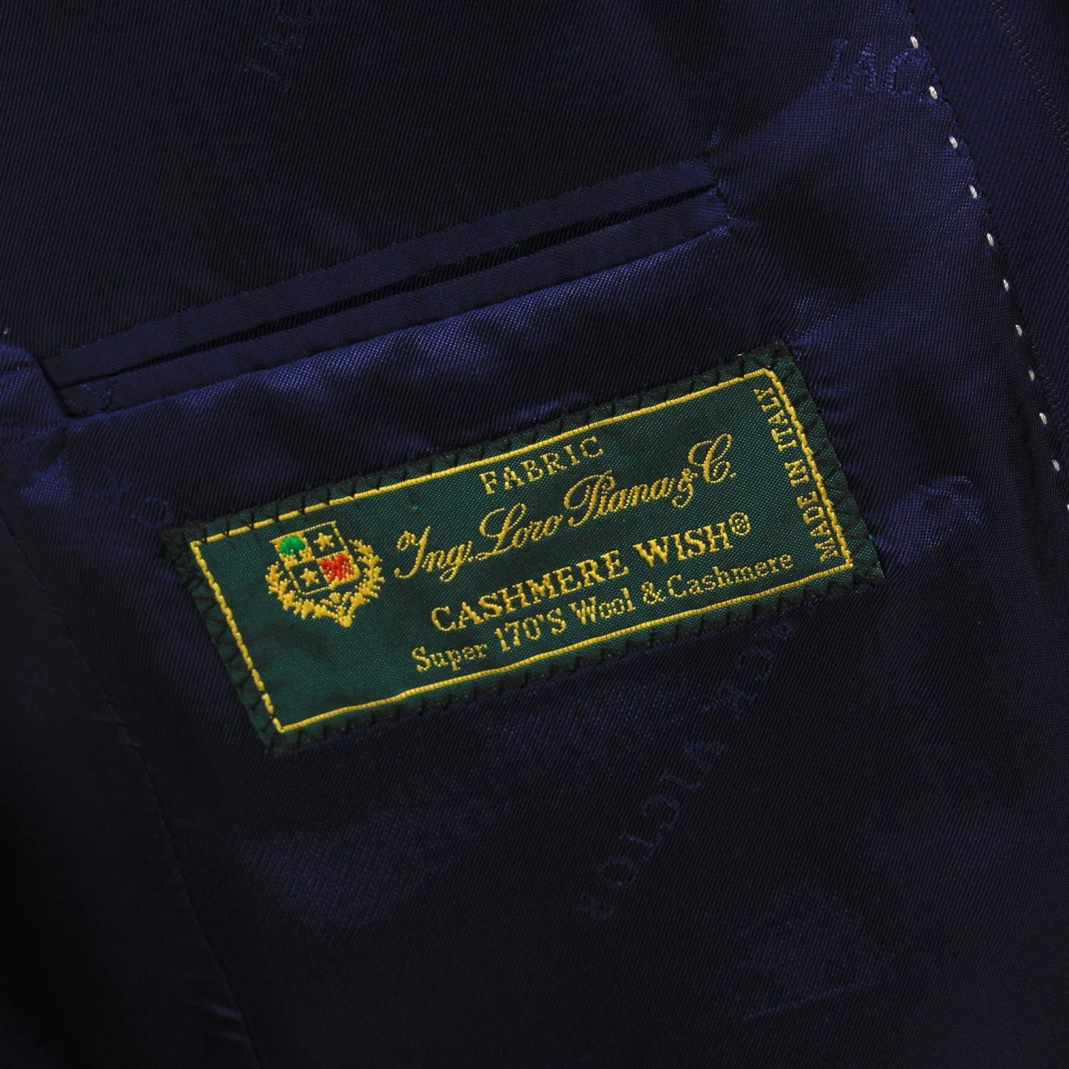 Blue Striped Loro Piana Super 170's Wool-Cashmere Modern Fit Suit - Jack Victor 1913 8 Blue Striped Loro Piana Super 170's Wool-Cashmere Modern Fit Suit - Jack Victor 1913 - Image 6