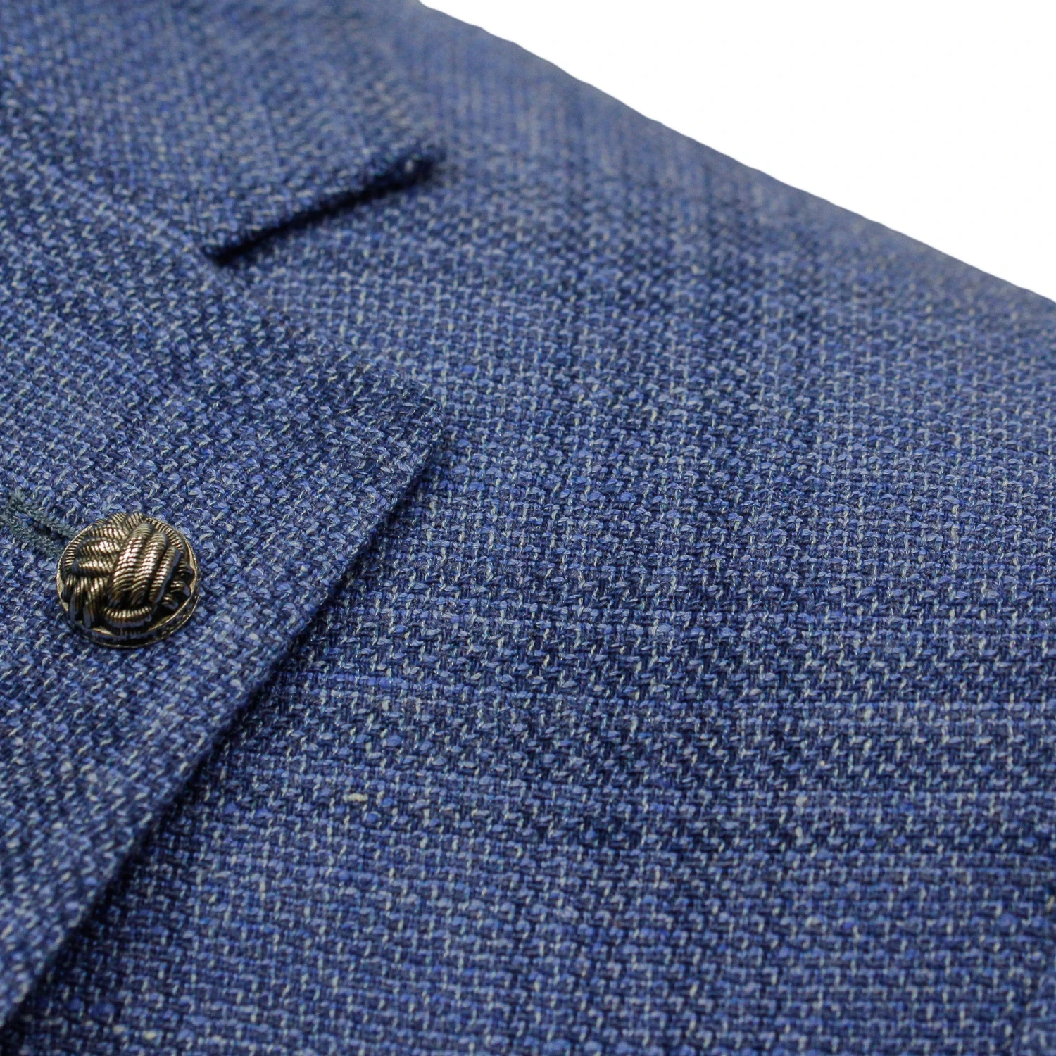 Mid-Blue Check Wool-Linen Hampton Contemporary Fit Sport Jacket - Jack Victor 6 Mid-Blue Check Wool-Linen Hampton Contemporary Fit Sport Jacket - Jack Victor - Image 4
