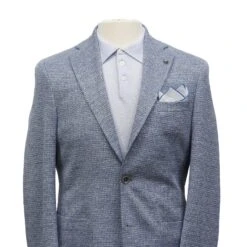 Light Blue Loro Piana Linen-Wool-Silk Hampton Contemporary Fit Sport Jacket - Jack Victor 12 Light Blue Loro Piana Linen-Wool-Silk Hampton Contemporary Fit Sport Jacket - Jack Victor -ETON Store JACK VICTOR HAMPTON C1584 2