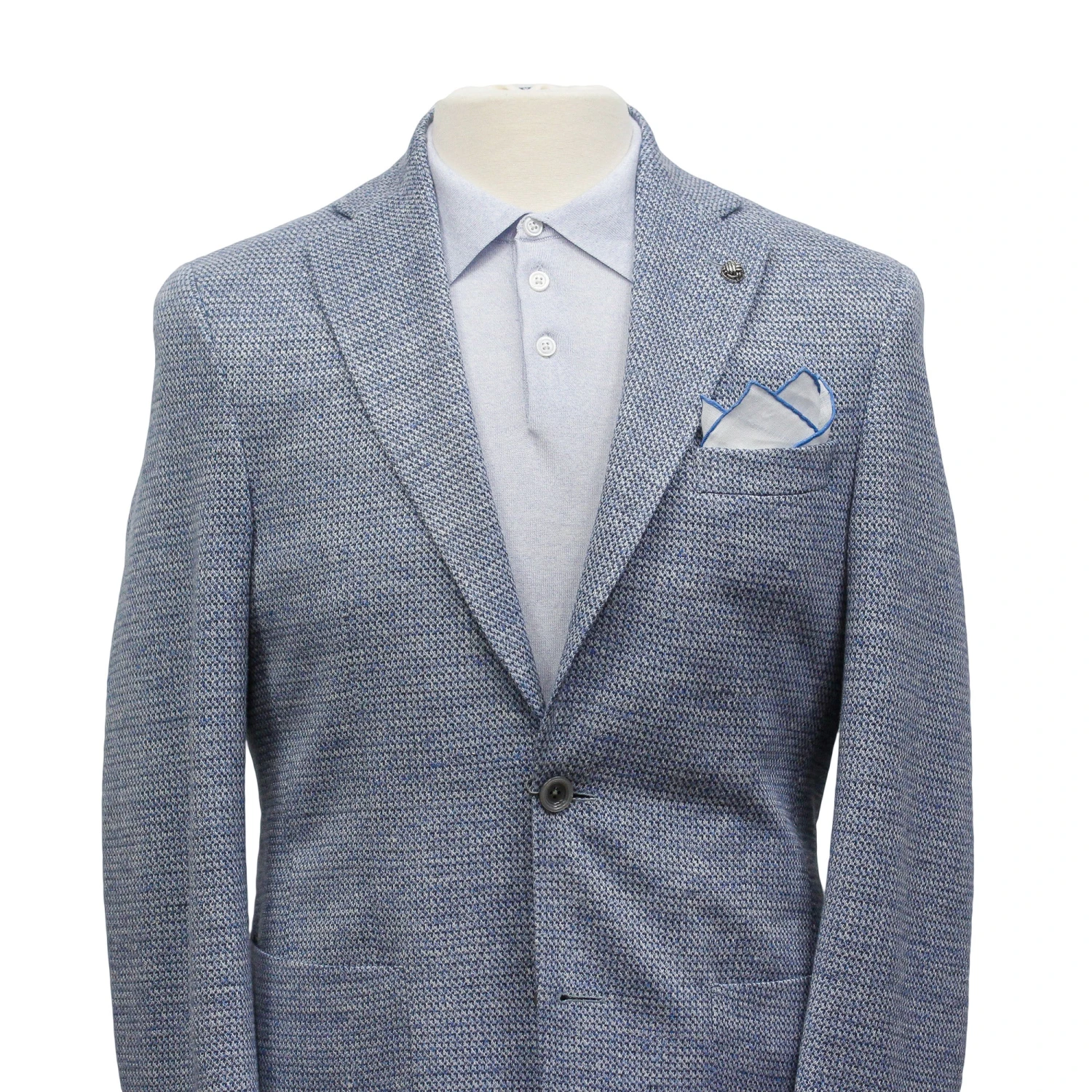 Light Blue Loro Piana Linen-Wool-Silk Hampton Contemporary Fit Sport Jacket - Jack Victor 5 Light Blue Loro Piana Linen-Wool-Silk Hampton Contemporary Fit Sport Jacket - Jack Victor - Image 3