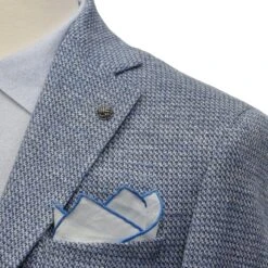 Light Blue Loro Piana Linen-Wool-Silk Hampton Contemporary Fit Sport Jacket - Jack Victor 11 Light Blue Loro Piana Linen-Wool-Silk Hampton Contemporary Fit Sport Jacket - Jack Victor -ETON Store JACK VICTOR HAMPTON C1584 6