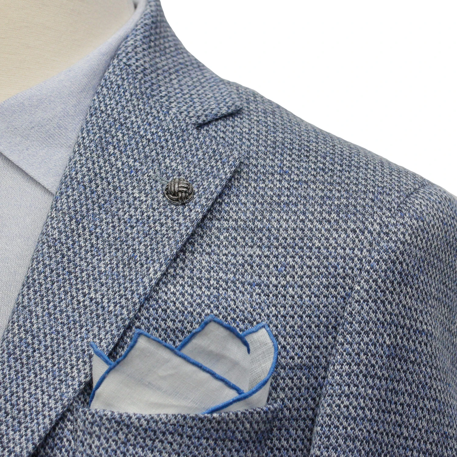 Light Blue Loro Piana Linen-Wool-Silk Hampton Contemporary Fit Sport Jacket - Jack Victor 4 Light Blue Loro Piana Linen-Wool-Silk Hampton Contemporary Fit Sport Jacket - Jack Victor - Image 2