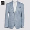 Light Blue Hartford Loro Piana Contemporary Fit Sport Jacket - Jack Victor -ETON Store JACK VICTOR HARTFORD C01721 1