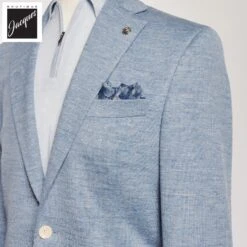 Light Blue Hartford Loro Piana Contemporary Fit Sport Jacket - Jack Victor 7 Light Blue Hartford Loro Piana Contemporary Fit Sport Jacket - Jack Victor -ETON Store JACK VICTOR HARTFORD C01721 2