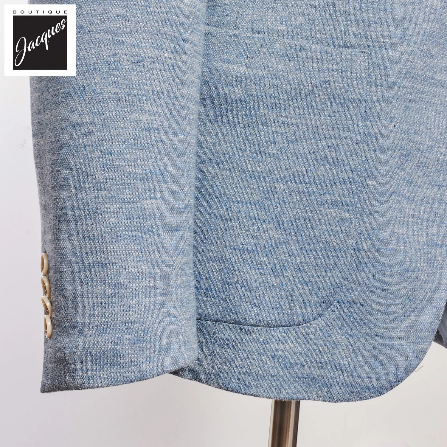 Light Blue Hartford Loro Piana Contemporary Fit Sport Jacket - Jack Victor 5 Light Blue Hartford Loro Piana Contemporary Fit Sport Jacket - Jack Victor - Image 3