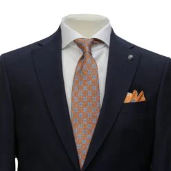 Navy Blue Micro Check Esprit Modern Fit Suit - Jack Victor 9 Navy Blue Micro Check Esprit Modern Fit Suit - Jack Victor -ETON Store JACK VICTOR JV30709 ESPRIT 3