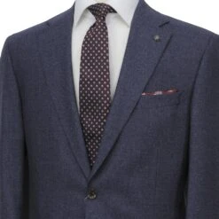 Mid Blue Micro-Patterned Esprit Modern Fit Wool Suit - Jack Victor 7 Mid Blue Micro-Patterned Esprit Modern Fit Wool Suit - Jack Victor -ETON Store JACK VICTOR JV33933 ESPRIT 3