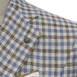 Blue & Brown Check Linen/Silk/Cotton Myles Contemporary Sport Jacket - Jack Victor 1913 10 Blue & Brown Check Linen/Silk/Cotton Myles Contemporary Sport Jacket - Jack Victor 1913 -ETON Store JACK VICTOR JVC11033 7 5ca470e1 b73f 4a50 8796 636e20358732
