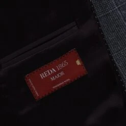 Gray Plaid Milled Reda Wool Essence Modern Fit Suit 15 Gray Plaid Milled Reda Wool Essence Modern Fit Suit -ETON Store JACK VICTOR JVC30916 ESSENCE 7