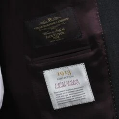 Dark Gray Neat Century Classic Fit Vitale Barberis Wool Suit 19 Dark Gray Neat Century Classic Fit Vitale Barberis Wool Suit -ETON Store JACK VICTOR JVC32001 CENTURY 7