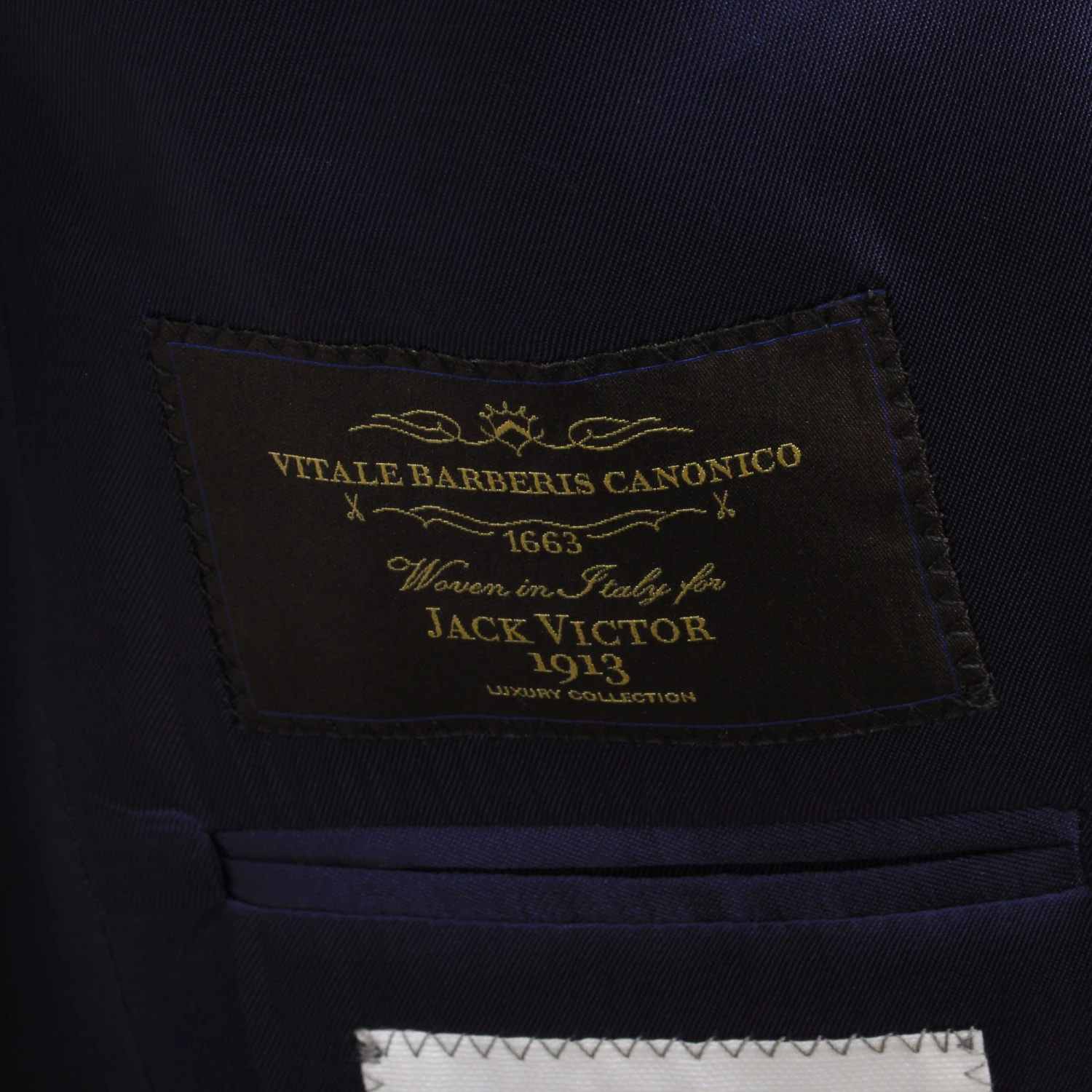 Navy Glen Check Vitale Barberis Wool Essence Modern Fit Suit - Jack Victor 1913 9 Navy Glen Check Vitale Barberis Wool Essence Modern Fit Suit - Jack Victor 1913 - Image 7