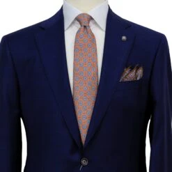 Royal Blue Windowpane Delfino Wool Essence Modern Fit Suit - Jack Victor 1913 10 Royal Blue Windowpane Delfino Wool Essence Modern Fit Suit - Jack Victor 1913 -ETON Store JACK VICTOR JVC32018 ESSENCE 3