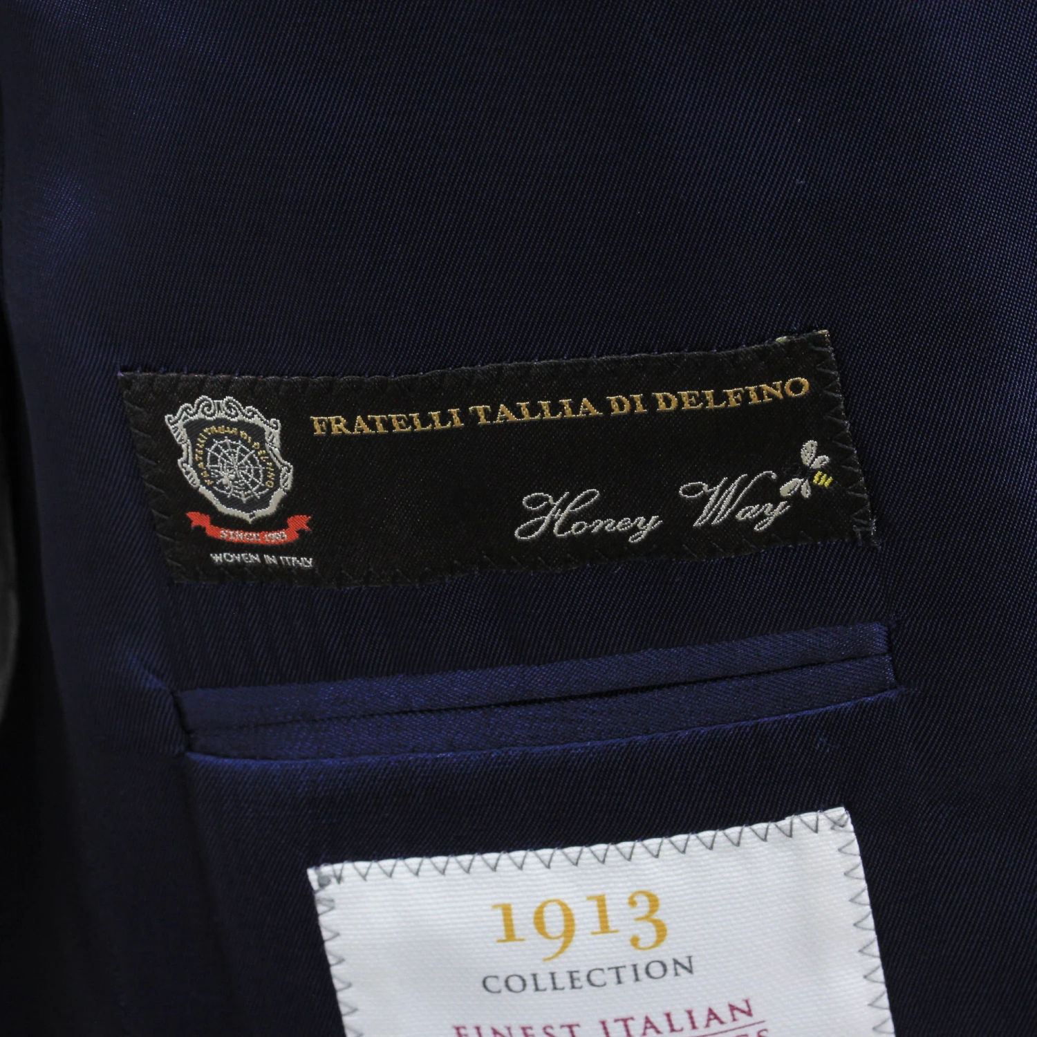 Royal Blue Windowpane Delfino Wool Essence Modern Fit Suit - Jack Victor 1913 8 Royal Blue Windowpane Delfino Wool Essence Modern Fit Suit - Jack Victor 1913 - Image 6