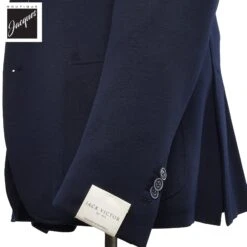 Navy Blue Contemporary Fit Cotton-Wool Knit Easy Living Suit - Jack Victor 8 Navy Blue Contemporary Fit Cotton-Wool Knit Easy Living Suit - Jack Victor -ETON Store JACKVICTORB42B3TT 3