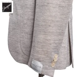 Oatmeal Mouline Knit Linen/Wool/Silk Hartford Contemporary Fit Sport Jacket - Jack Victor 8 Oatmeal Mouline Knit Linen/Wool/Silk Hartford Contemporary Fit Sport Jacket - Jack Victor -ETON Store JACKVICTORC01529 3