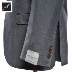 Gray Neat Century Classic Fit Vitale Barberis Wool Suit 10 Gray Neat Century Classic Fit Vitale Barberis Wool Suit -ETON Store JACKVICTORCENTURYJVC30201A 4
