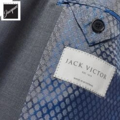 Mid Gray Dallas Contemporary Fit Unconstructed Wool Suit - Jack Victor 9 Mid Gray Dallas Contemporary Fit Unconstructed Wool Suit - Jack Victor -ETON Store JACKVICTORDALLAS3211700 4