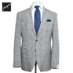 Gray Prince Of Wales Dallas Contemporary Fit Suit - Jack Victor