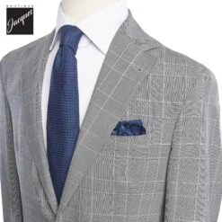 Gray Prince Of Wales Dallas Contemporary Fit Suit - Jack Victor 8 Gray Prince Of Wales Dallas Contemporary Fit Suit - Jack Victor -ETON Store JACKVICTORDALLAS3221703 3