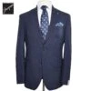 Blue Solid Smart-Twist Wool Stretch Dean Contemporary Fit Suit - Jack Victor