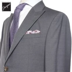 Neat Gray Engel Modern Fit Peak Lapel Wool Suit - Jack Victor 13 Neat Gray Engel Modern Fit Peak Lapel Wool Suit - Jack Victor -ETON Store JACKVICTORENGEL3201001 6