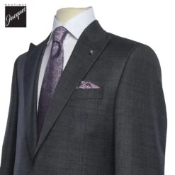 Dark Gray Neat Super 130s Wool Engel Modern Fit Suit - Jack Victor 7 Dark Gray Neat Super 130s Wool Engel Modern Fit Suit - Jack Victor -ETON Store JACKVICTORENGEL3242600 2 86a83bf2 0f29 44ee 89c2 03a52ecc8eb0