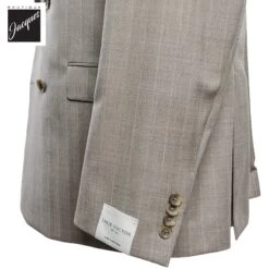 Sand Striped Double Breasted Ernest Modern Fit Wool Suit - Jack Victor 8 Sand Striped Double Breasted Ernest Modern Fit Wool Suit - Jack Victor -ETON Store JACKVICTORERNEST3251401 3 f33a2177 2318 46a9 aca4 009372917856