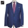 Blue Tonal Glen Check Esprit Modern Fit Drago Wool Suit - Jack Victor