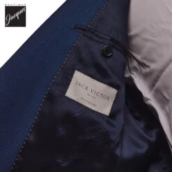 Blue Tonal Glen Check Esprit Modern Fit Drago Wool Suit - Jack Victor 15 Blue Tonal Glen Check Esprit Modern Fit Drago Wool Suit - Jack Victor -ETON Store JACKVICTORESPRIT3232702 4