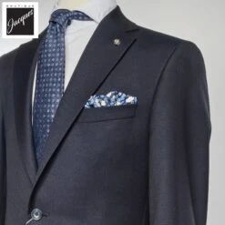 Navy Esprit Modern Fit Wool Suit - Jack Victor 7 Navy Esprit Modern Fit Wool Suit - Jack Victor -ETON Store JACKVICTORESPRIT3251135 2