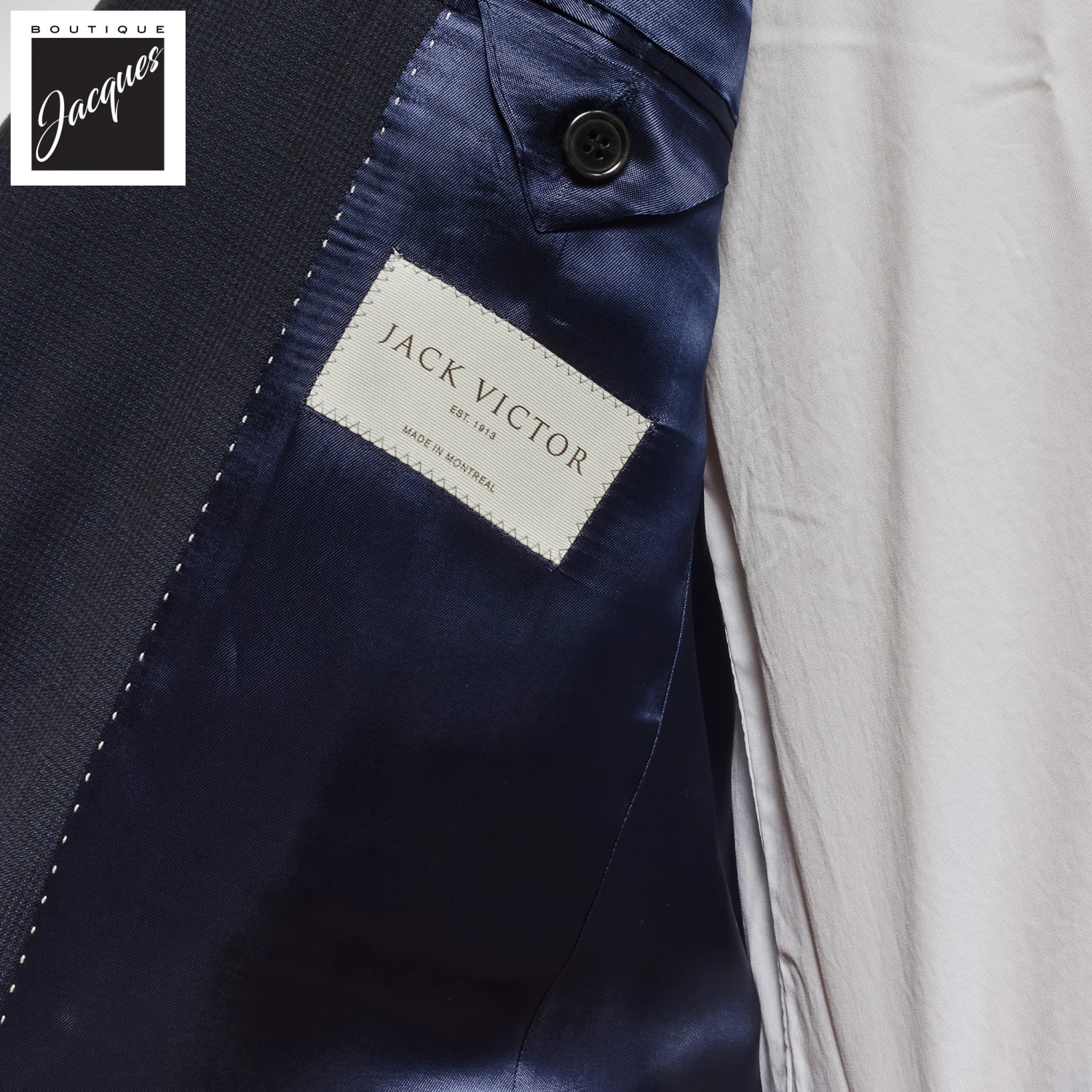 Navy Esprit Modern Fit Wool Suit - Jack Victor 6 Navy Esprit Modern Fit Wool Suit - Jack Victor - Image 4