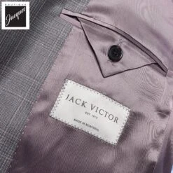 Gray Prince-of-Wales Esprit Modern Fit Wool Suit - Jack Victor 9 Gray Prince-of-Wales Esprit Modern Fit Wool Suit - Jack Victor -ETON Store JACKVICTORESPRIT3251411 4