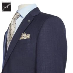 Navy Neat Loro Piana Superfine Merino Wool Esprit Modern Fit Suit - Jack Victor 7 Navy Neat Loro Piana Superfine Merino Wool Esprit Modern Fit Suit - Jack Victor -ETON Store JACKVICTORESPRITHLP3573 2