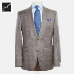 Taupe Neat Super 120s Wool Esprit Modern Fit Suit - Jack Victor