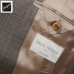 Taupe Neat Super 120s Wool Esprit Modern Fit Suit - Jack Victor -ETON Store JACKVICTORESPRITN3241412 4