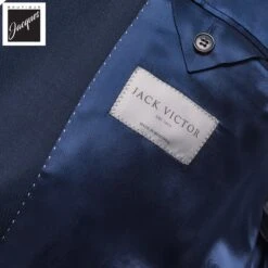 Navy Blue Solid Esprit Modern Fit Wool Suit - Jack Victor 9 Navy Blue Solid Esprit Modern Fit Wool Suit - Jack Victor -ETON Store JACKVICTORESPRITS6342 4