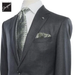 Charcoal Gray Solid Barberis Wool Essence Modern Fit Suit - Jack Victor 1913 8 Charcoal Gray Solid Barberis Wool Essence Modern Fit Suit - Jack Victor 1913 -ETON Store JACKVICTORESSENCEJVC32001 2 add930f0 8235 4b45 b10a c54c066ef69a