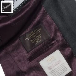 Charcoal Gray Solid Barberis Wool Essence Modern Fit Suit - Jack Victor 1913 11 Charcoal Gray Solid Barberis Wool Essence Modern Fit Suit - Jack Victor 1913 -ETON Store JACKVICTORESSENCEJVC32001 5