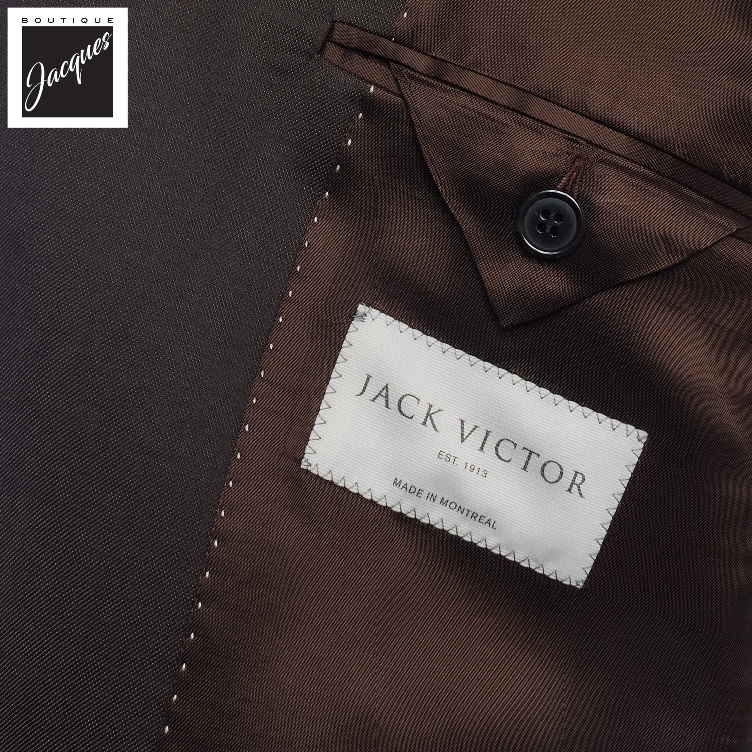 Chocolate Brown Solid Super 120s Wool Engel Modern Fit Suit - Jack Victor 7 Chocolate Brown Solid Super 120s Wool Engel Modern Fit Suit - Jack Victor - Image 5
