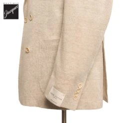 Ivory Linen-Knit Hall Contemporary Fit Sport Jacket - Jack Victor 8 Ivory Linen-Knit Hall Contemporary Fit Sport Jacket - Jack Victor -ETON Store JACKVICTORHALLC01422 7