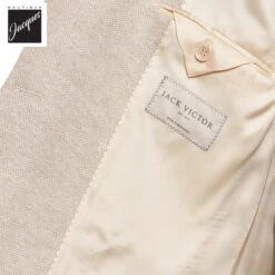Ivory Linen-Knit Hall Contemporary Fit Sport Jacket - Jack Victor 9 Ivory Linen-Knit Hall Contemporary Fit Sport Jacket - Jack Victor -ETON Store JACKVICTORHALLC01422 8