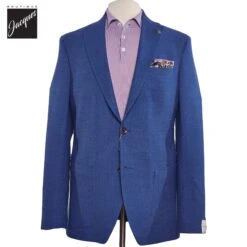 Mid Blue Stretch Hampton Contemporary Fit Sport Jacket - Jack Victor