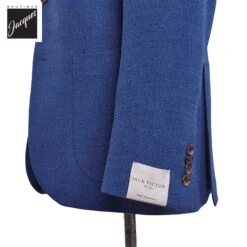 Mid Blue Stretch Hampton Contemporary Fit Sport Jacket - Jack Victor 8 Mid Blue Stretch Hampton Contemporary Fit Sport Jacket - Jack Victor -ETON Store JACKVICTORHAMPTONC01221 4