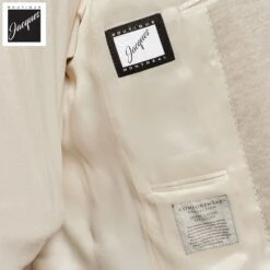 Ivory Linen-Knit Hampton Contemporary Fit Sport Jacket - Jack Victor 9 Ivory Linen-Knit Hampton Contemporary Fit Sport Jacket - Jack Victor -ETON Store JACKVICTORHAMPTONC01422 8