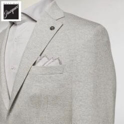 Light Gray Linen Cotton Comfortwear Hampton Contemporary Fit - Jack Victor 7 Light Gray Linen Cotton Comfortwear Hampton Contemporary Fit - Jack Victor -ETON Store JACKVICTORHAMPTONC01432 2