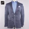 Blue Linen Knit Hartford Contemporary Fit Sport Jacket - Jack Victor 1 Blue Linen Knit Hartford Contemporary Fit Sport Jacket - Jack Victor -ETON Store JACKVICTORHAMPTONC01532 1